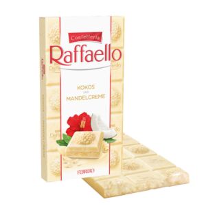 WHITE CHOCOLATE RAFFAELLO 90g/ 8