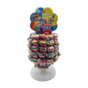 Rainbow Dice Lollipop 15gx60pcsx6stands