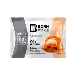 BW whey sachet Toffee Caramel 30g