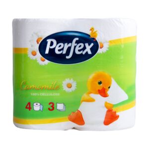 TOILET PAPER PERFEX 4/1 Chamomile 3ply