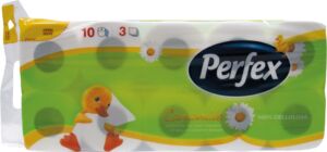 TOILET PAPER PERFEX 10/1 Chamomile 3ply