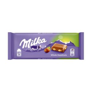 MILKA WHOLE HAZELNUTS 95g/17