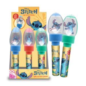 Dolci STITCH СВЕТЕЩА ПРЪЧКА С БОНБ 12х10Г/6
